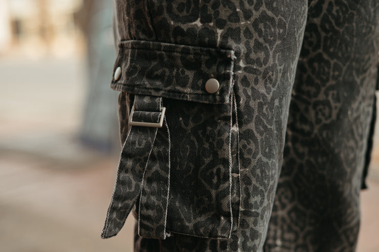 Leopard Cargo Pant