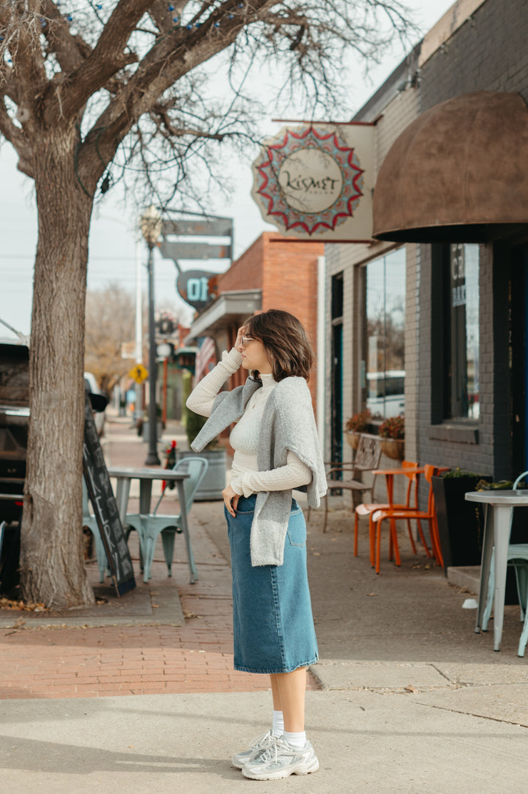 Plush Mock Neck Top